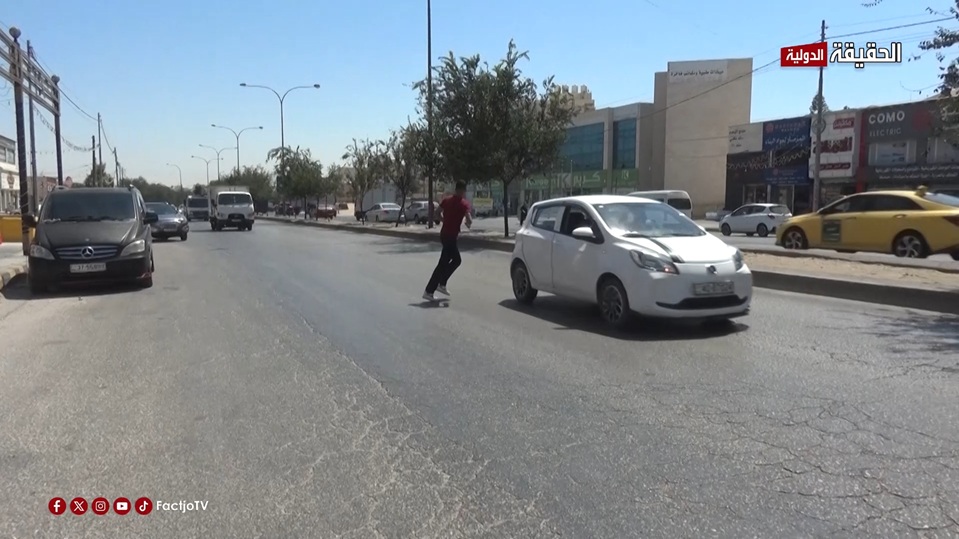 شارع الحرية .. يغيب عن المكان جسر للمشاة – تقرير تلفزيوني