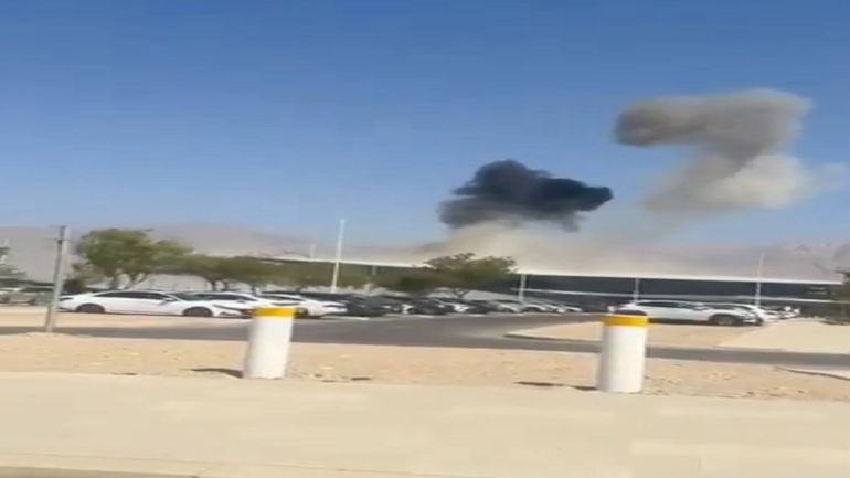 إصابة مستوطنين اثنين بانفجار طائرة مسيرة في مطار رامون جنوبي فلسطين المحتلة