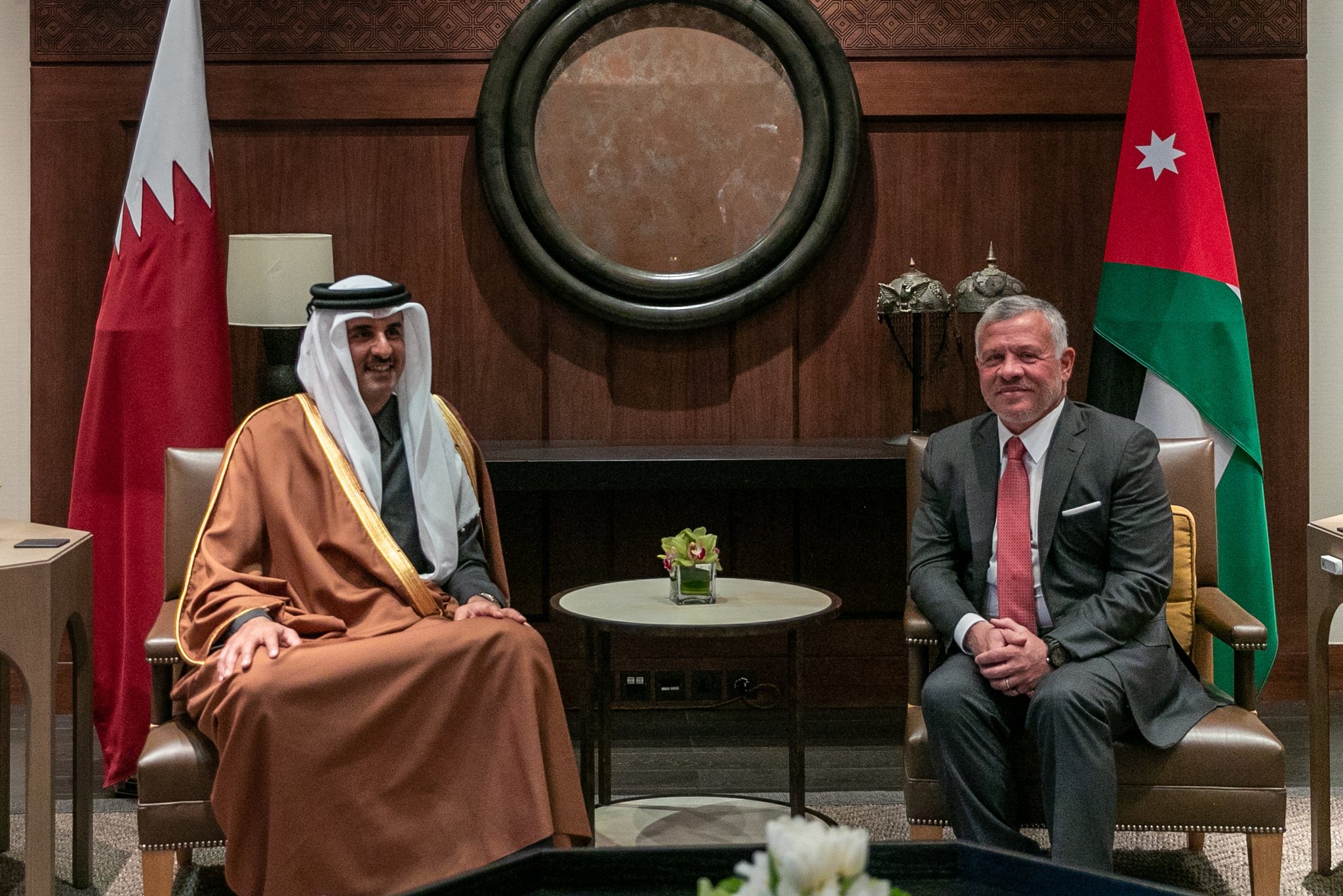 أمير دولة قطر يزور الأردن غدا