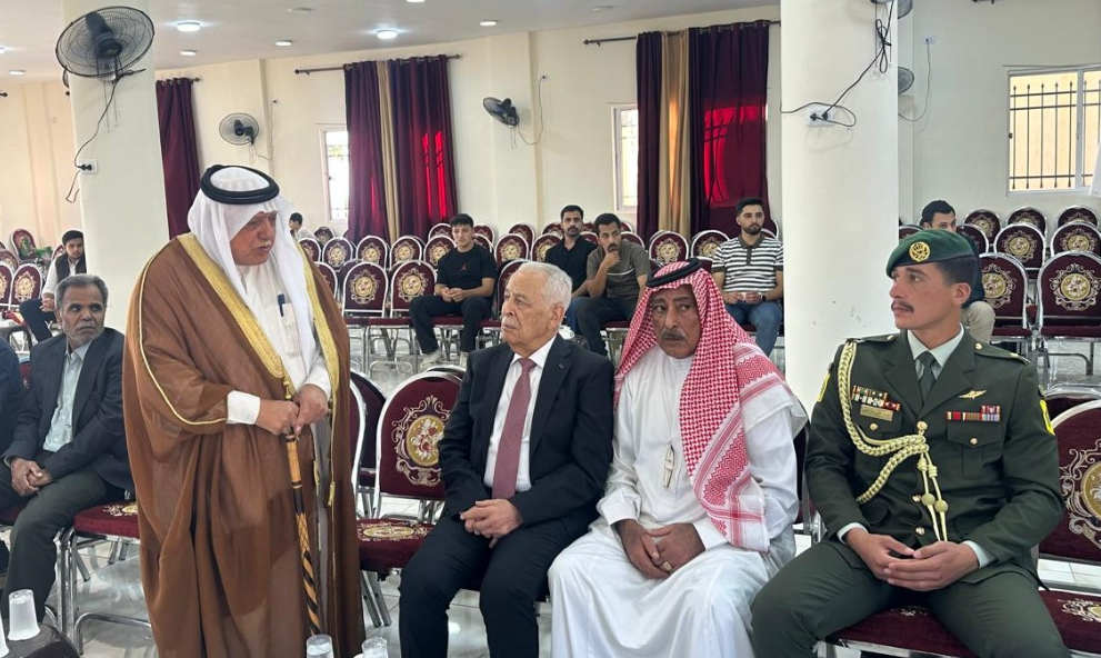 مندوبا عن الملك وولي العهد .. العيسوي يعزي عشيرة المهيرات